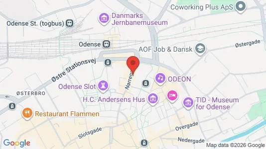 Kontorslokaler för uthyrning i Odense C – Foto från Google Street View