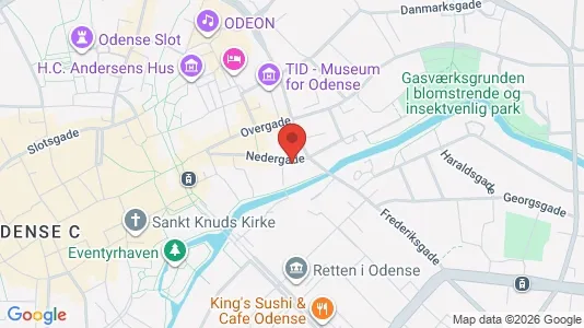 Kontorslokaler för uthyrning i Odense C – Foto från Google Street View