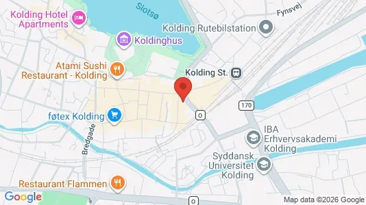 Lokaler til leie i Kolding – Bilde fra Google Street View
