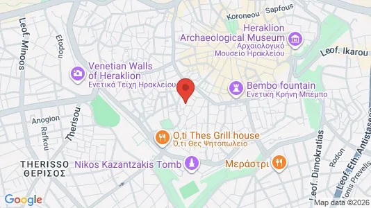 Büros zur Miete i Heraklion - kort over placeringen