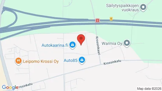 Warehouses for sale i Kaarina - kort over placeringen