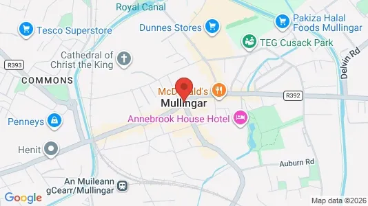 Företagslokaler för uthyrning i Mullingar – Foto från Google Street View