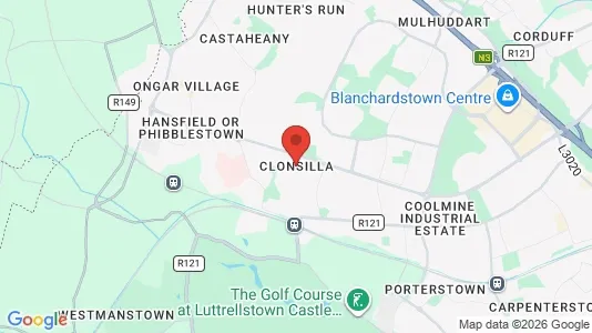 Restauranglokaler för uthyrning i Clonsilla – Foto från Google Street View