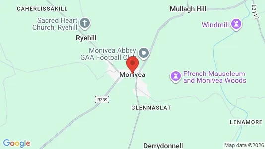 Commercial properties for rent i Monivea - Photo from Google Street View