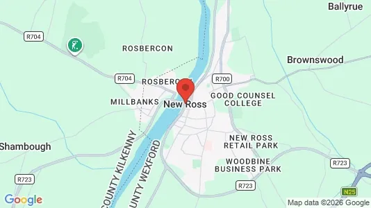 Bedrijfsruimtes te huur i New Ross - Foto uit Google Street View