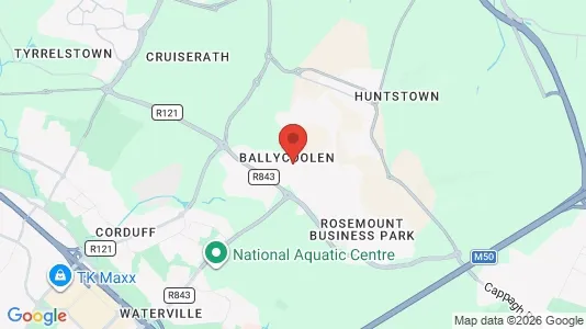 Gewerbeflächen zur Miete i Ballycoolin - kort over placeringen