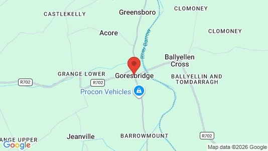 Commercial properties for rent i Goresbridge - Photo from Google Street View