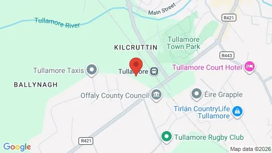 Liikekiinteistöt Vuokrattavana i Tullamore - Kuva Google Street Viewstä