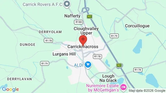 Commercial properties for rent i Carrickmacross - Photo from Google Street View