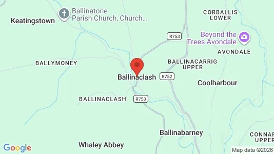 Liikekiinteistöt Vuokrattavana i Ballinaclash - Kuva Google Street Viewstä