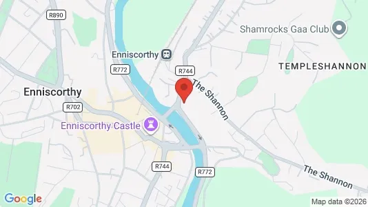 Espacios de oficina En alquiler i Enniscorthy - Foto de Google Street View