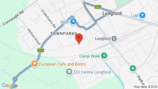 Commercial properties for rent i Longford - Photo from Google Street View