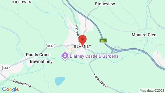 Nieruchomości komercyjne Do wynajęcia i Blarney - kort over placeringen