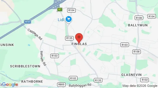 Industrilokaler för uthyrning i Finglas – Foto från Google Street View