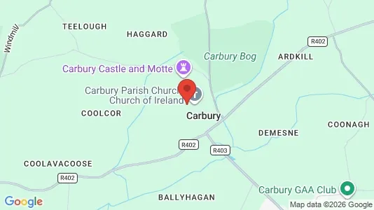 Lokaler til leje i Carbury - Foto fra Google Street View