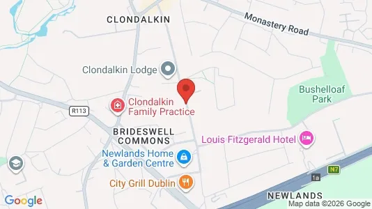 Gewerbeflächen zur Miete i Clondalkin - kort over placeringen