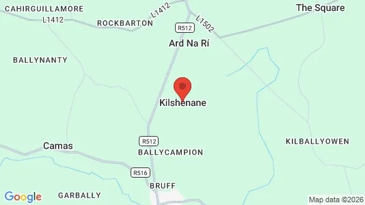 Företagslokaler för uthyrning i Kilshenane - kort over placeringen