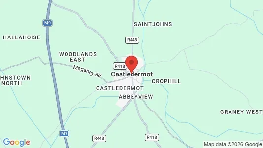 Gewerbeflächen zur Miete i Castledermot – Foto von Google Street View