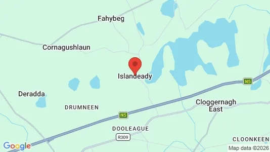 Propiedades comerciales En alquiler i Islandeady - kort over placeringen