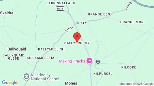 Företagslokaler för uthyrning i Ballybrophy – Foto från Google Street View