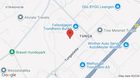 Lokaler til leje i Trondheim Østbyen - Foto fra Google Street View