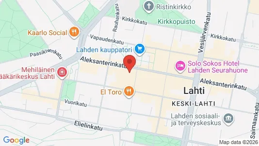 Lokaler til leie i Lahti – Bilde fra Google Street View