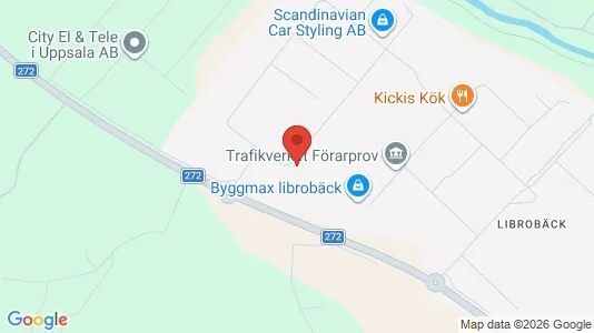 Kontorlokaler til leje i Uppsala - kort over placeringen