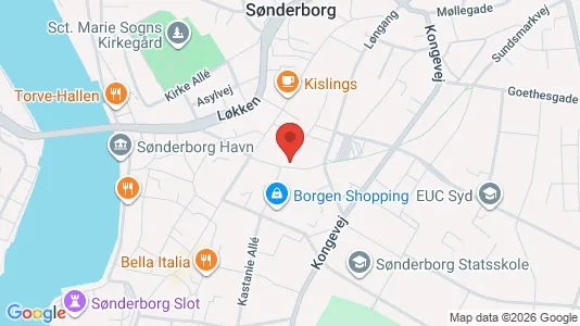 Lokaler til leie i Sønderborg – Bilde fra Google Street View