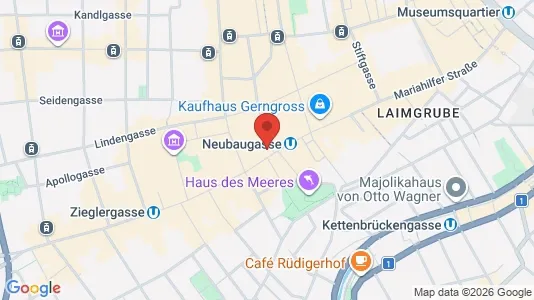 Büros zur Miete i Wien Mariahilf – Foto von Google Street View