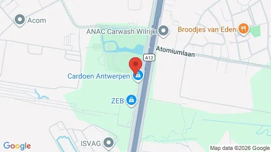 Büros zur Miete i Antwerpen Wilrijk - kort over placeringen