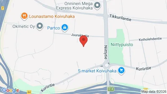 Værkstedslokaler til leje i Vantaa - Foto fra Google Street View