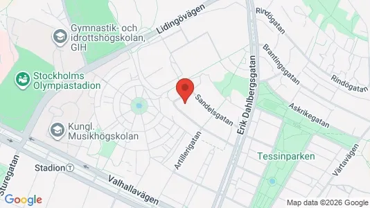 Büros zur Miete i Gärdet/Djurgården - kort over placeringen