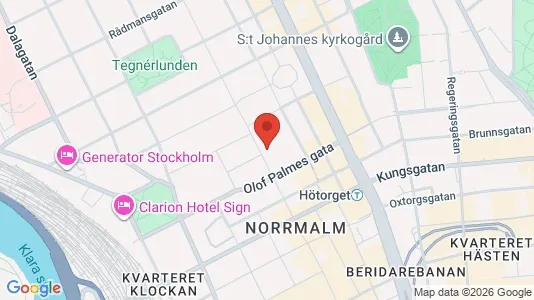 Kontorer til leie i Vasastan – Bilde fra Google Street View