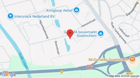 Commercial properties for rent i Doetinchem - kort over placeringen