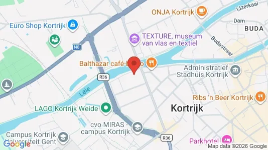 Lokaler til leie i Kortrijk – Bilde fra Google Street View