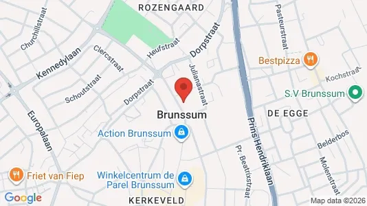 Commercial properties for rent i Brunssum - kort over placeringen