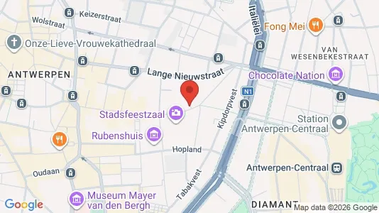 Gewerbeflächen zur Miete i Stad Antwerp – Foto von Google Street View