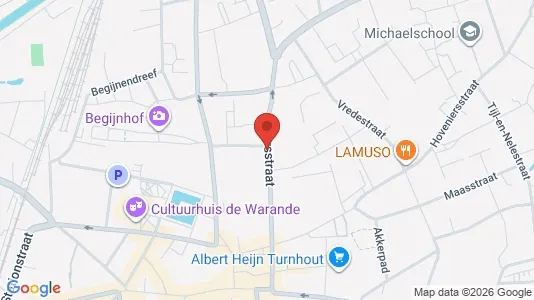 Commercial properties for sale i Turnhout - kort over placeringen