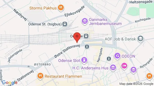 Office spaces for rent i Odense C - Photo from Google Street View