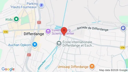 Företagslokaler till salu i Differdange – Foto från Google Street View