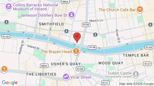 Office spaces for sale i Dublin 7 - kort over placeringen