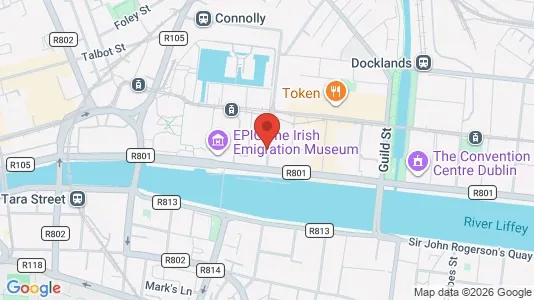 Office spaces for sale i Dublin 1 - kort over placeringen