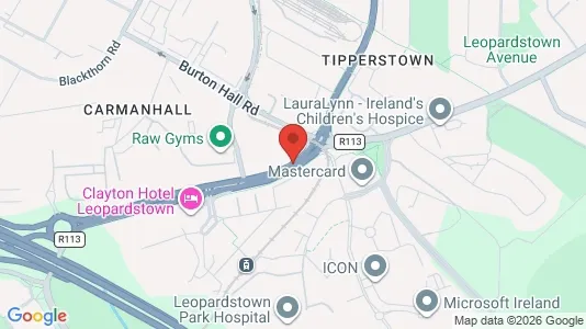 Office spaces for sale i Dublin 18 - kort over placeringen