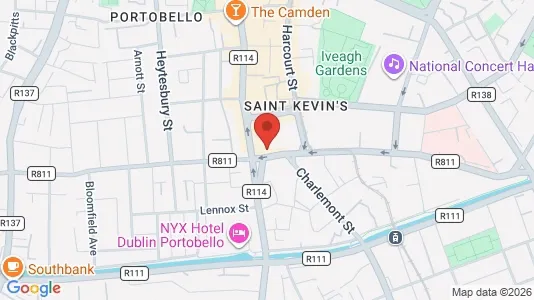 Kantorruimte te koop i Dublin 2 - kort over placeringen