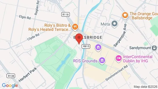 Office spaces for sale i Dublin 4 - kort over placeringen