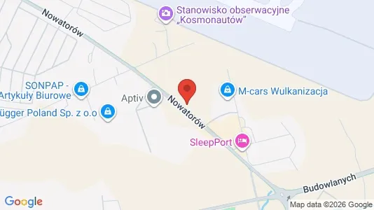 Office spaces for rent i Gdańsk - kort over placeringen