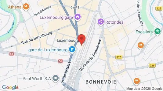 Commercial properties for rent i Luxembourg - Photo from Google Street View