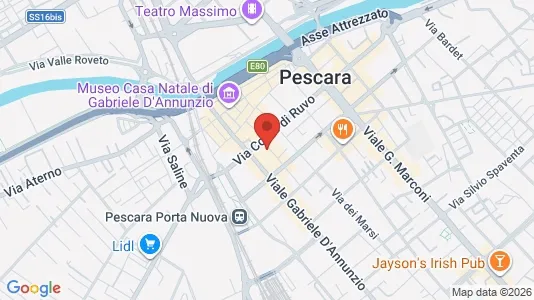 Office spaces for sale i Pescara - Photo from Google Street View