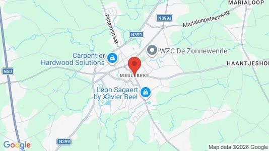 Ladenlokale zum Kauf i Meulebeke – Foto von Google Street View
