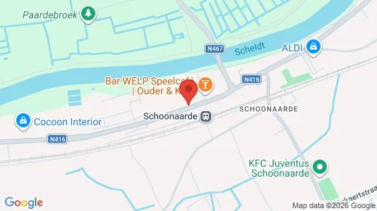 Lagerlokaler til leje i Dendermonde - Foto fra Google Street View